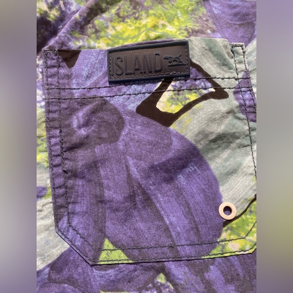 Rodd& Gunn Floral Blue and Green Men's Swim Shorts size S - Picture 4 of 5